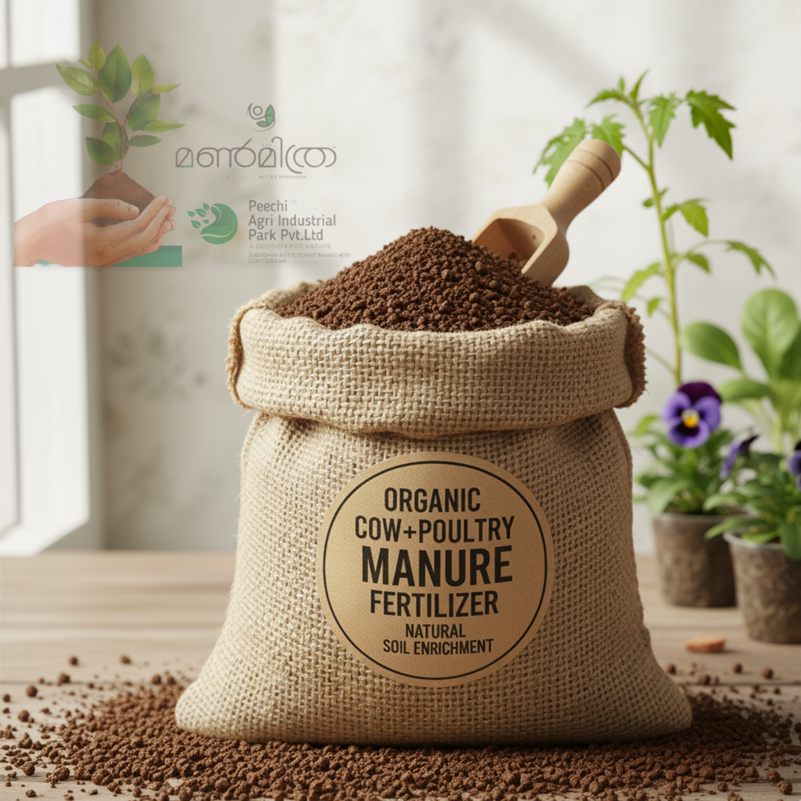 Cow Dung+Poultry manure